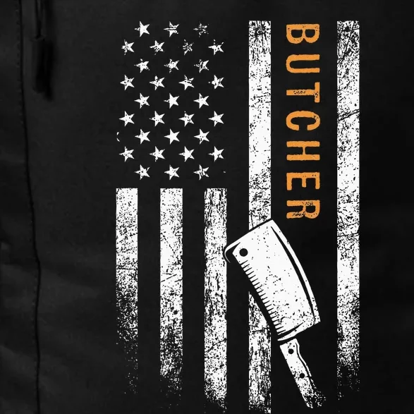 Butcher American Flag Design Daily Commute Backpack