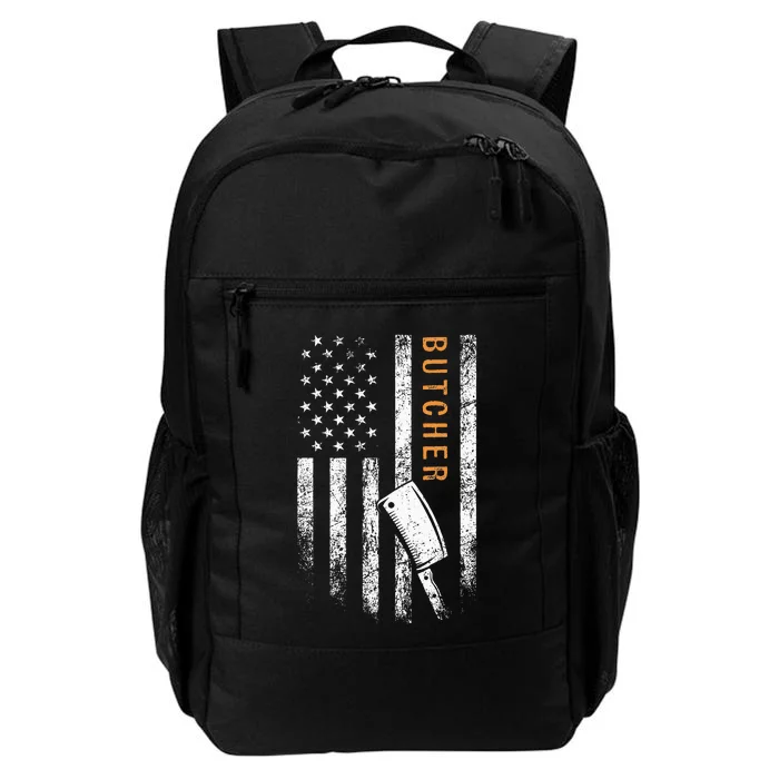 Butcher American Flag Design Daily Commute Backpack