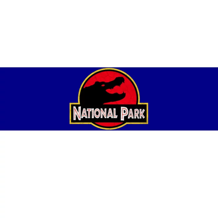 Bird And Florida Alligator Of Everglades National Park Bumper Sticker