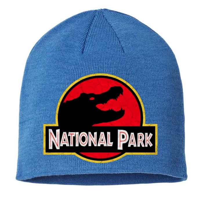 Bird And Florida Alligator Of Everglades National Park 8 1/2in Sustainable Knit Beanie