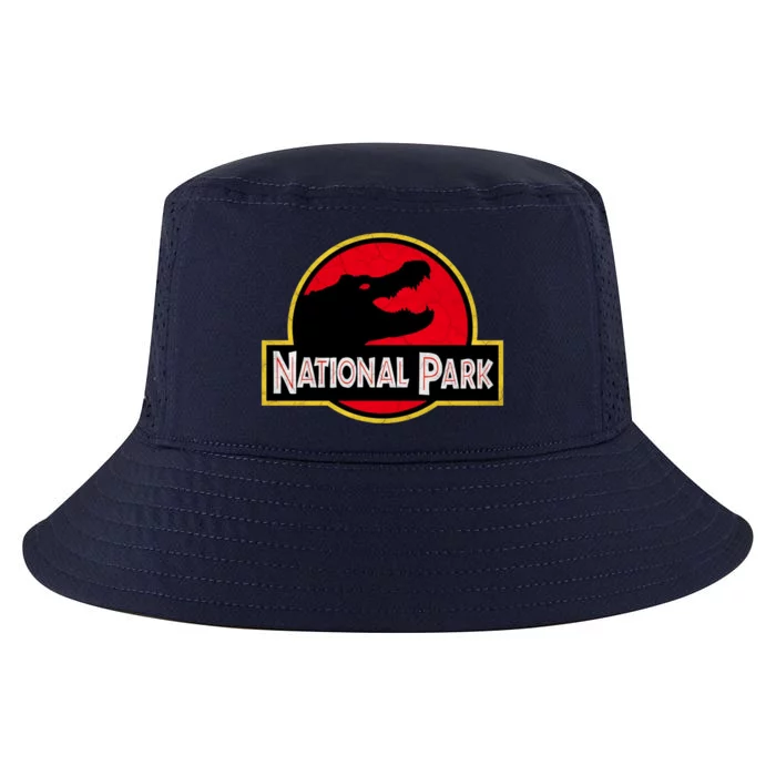 Bird And Florida Alligator Of Everglades National Park Cool Comfort Performance Bucket Hat