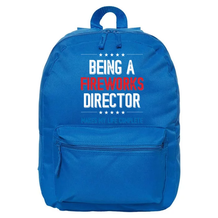 Being A Fireworks Director Firework Director Gift 16 in Basic Backpack