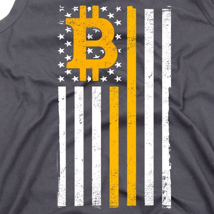 Bitcoin American Flag Crypto Tank Top