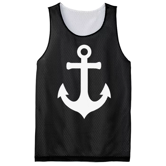 Boat Anchor for  Teen Summer Mesh Reversible Basketball Jersey Tank