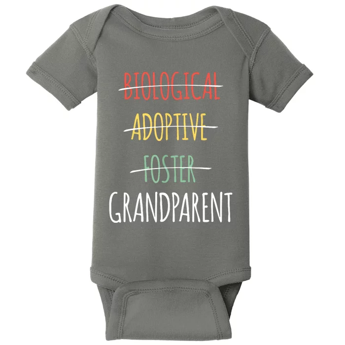 Biological Adoptive Foster Grandparent Baby Bodysuit