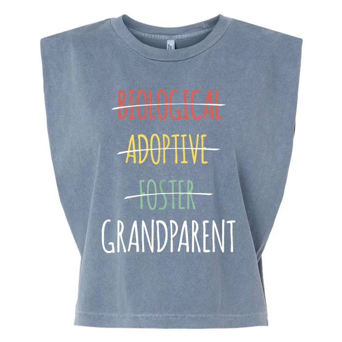 Biological Adoptive Foster Grandparent Garment-Dyed Women's Muscle Tee