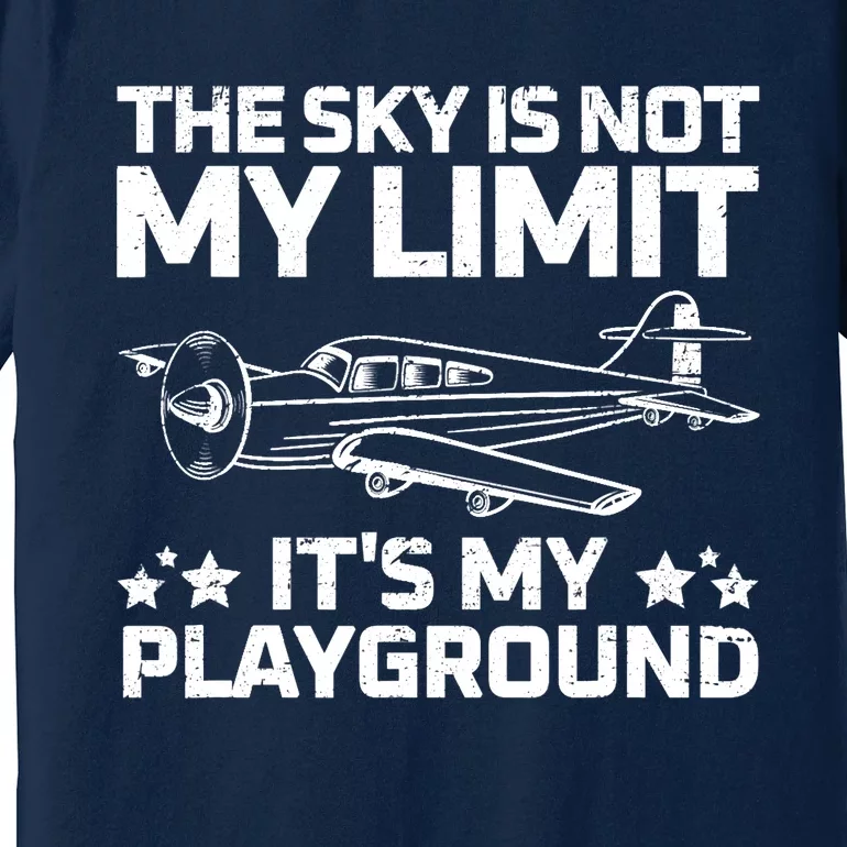 Best Airplane For Aviation Airplanes Plane Pilot Premium T-Shirt