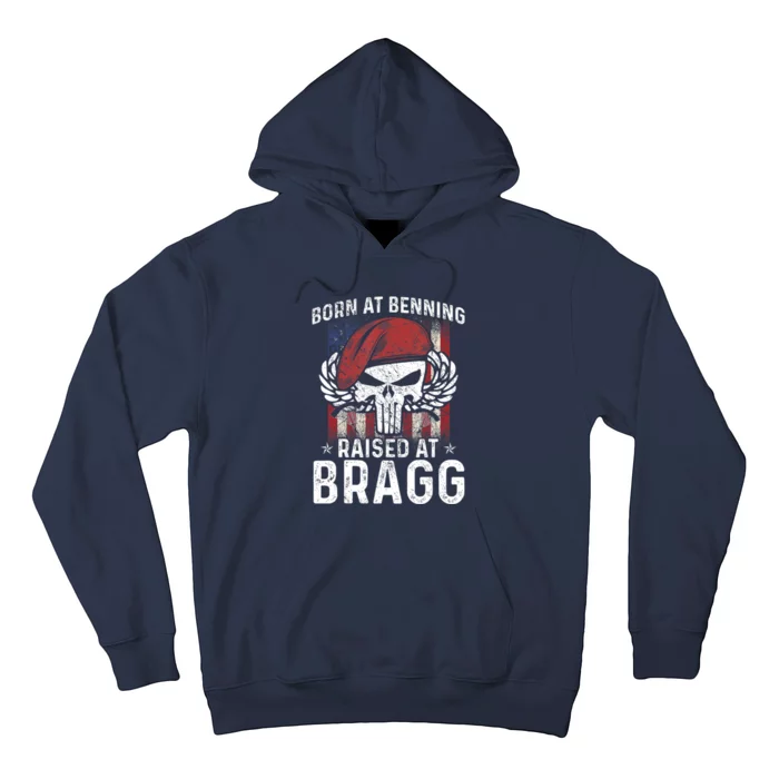 Born At Ft Benning Raised Fort Bragg Airborne, Veterans Day Hoodie