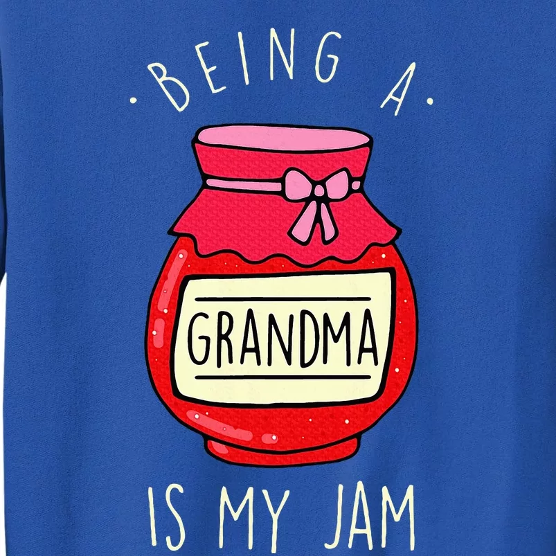 Being A Grandma Is My Jam Funny Grandmother & MotherS Day Sweatshirt