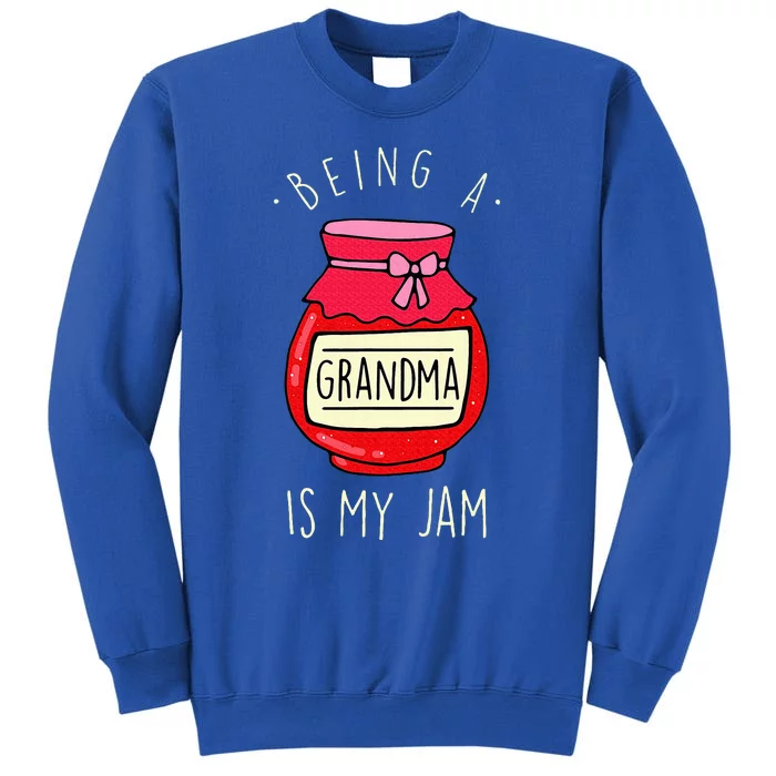 Being A Grandma Is My Jam Funny Grandmother & MotherS Day Sweatshirt