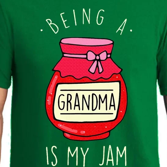 Being A Grandma Is My Jam Funny Grandmother & MotherS Day Pajama Set