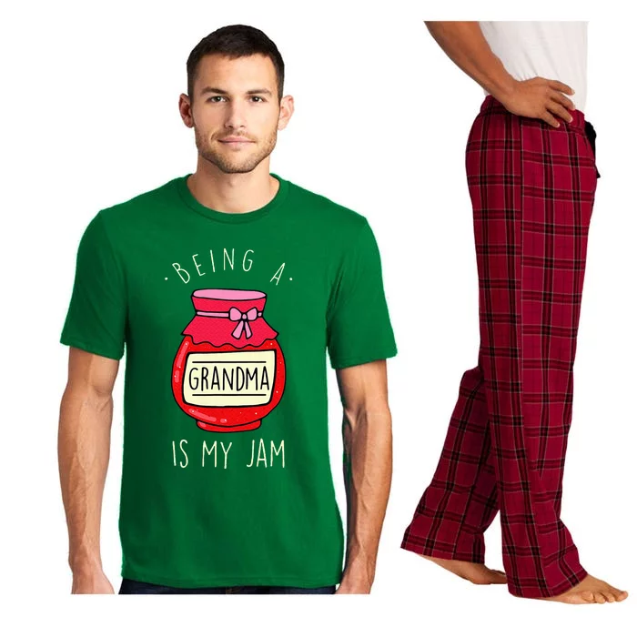 Being A Grandma Is My Jam Funny Grandmother & MotherS Day Pajama Set