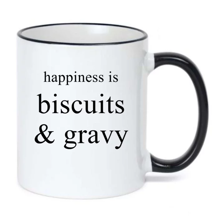 Biscuits And Gravy Funny Food Lovers Foodie Gift Black Color Changing Mug