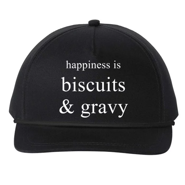 Biscuits And Gravy Funny Food Lovers Foodie Gift Snapback Five-Panel Rope Hat