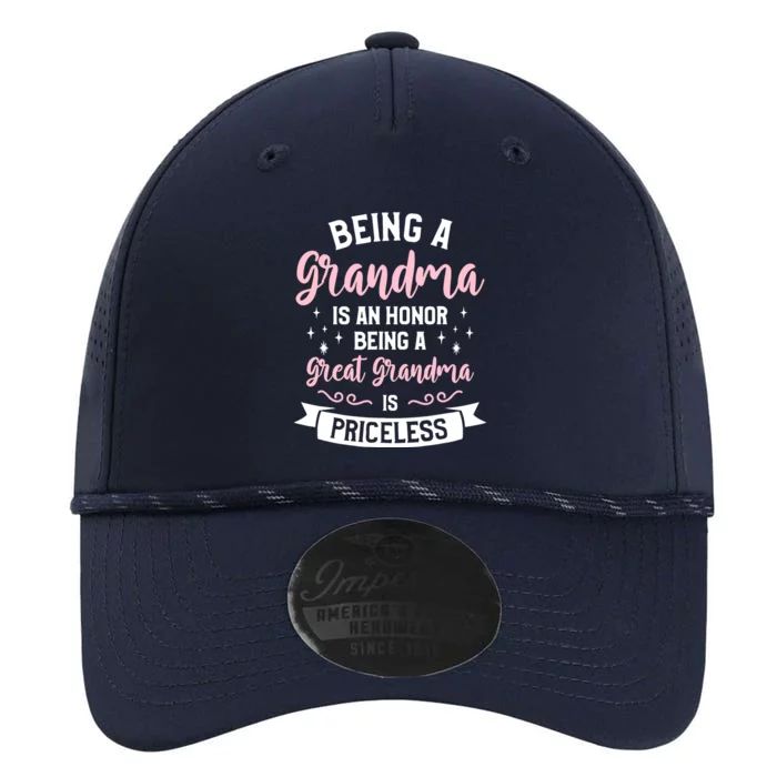 Being A Grandma Is An Honor Being A Great Grandma Performance The Dyno Cap