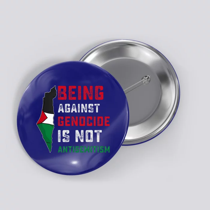 Being Against Genocide Is Not Antisemitism Support Palestine Button