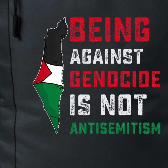 Being Against Genocide Is Not Antisemitism Support Palestine Daily Commute Backpack