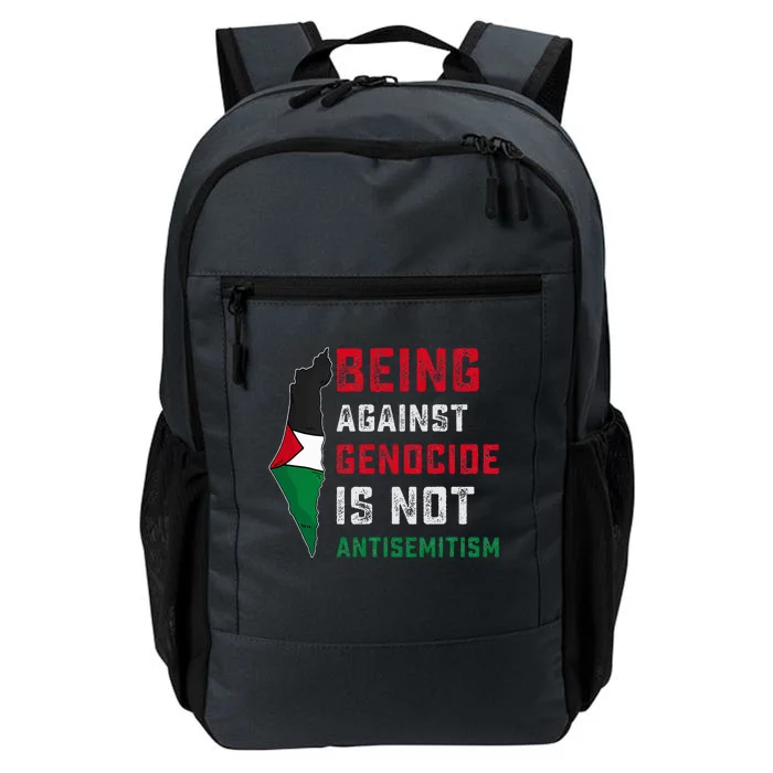 Being Against Genocide Is Not Antisemitism Support Palestine Daily Commute Backpack