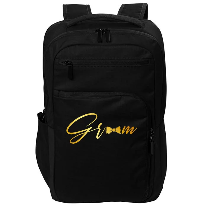 Bride And Groom Husband And Wife Matching Wedding Impact Tech Backpack