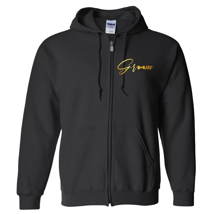 Bride And Groom Husband And Wife Matching Wedding Full Zip Hoodie