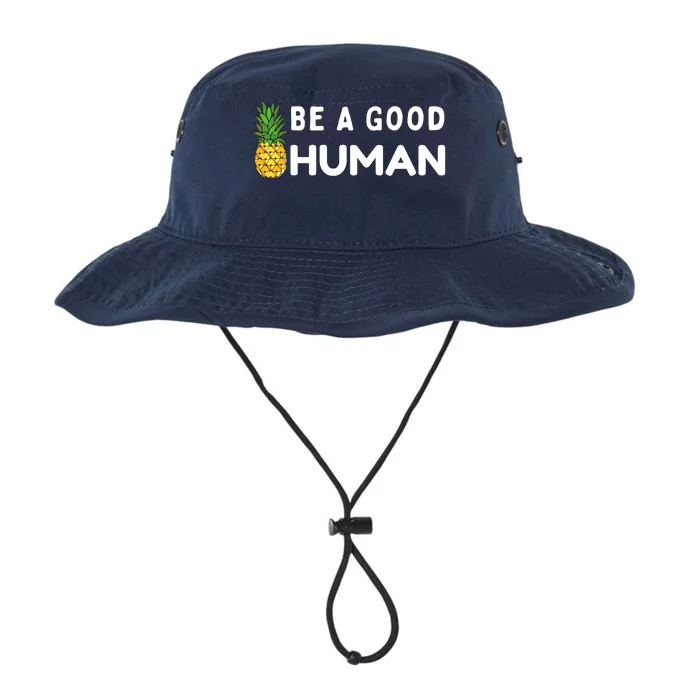 Be A Good Human Funny Down Syndrome Day Gift Legacy Cool Fit Booney Bucket Hat