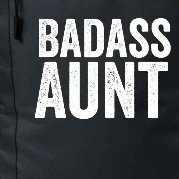 Badass Aunt Gift Funny New Aunt Idea New Niece Nephew Gift Daily Commute Backpack