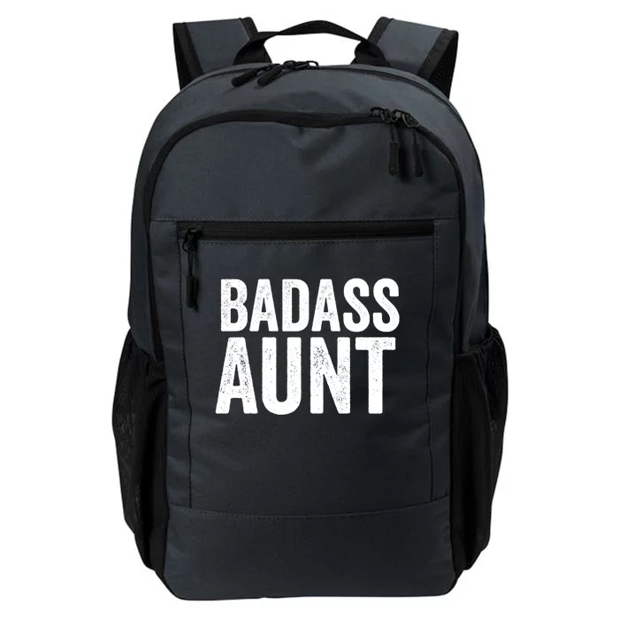 Badass Aunt Gift Funny New Aunt Idea New Niece Nephew Gift Daily Commute Backpack