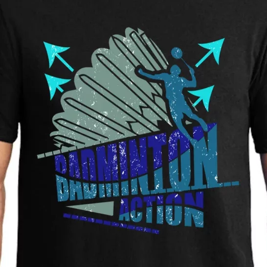 Badminton Action Great Gift Pajama Set