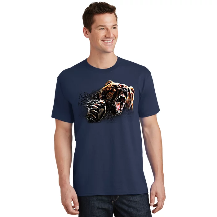 Big Alaska Grizzly Bear Clothing & - Grizzly Bear T-Shirt