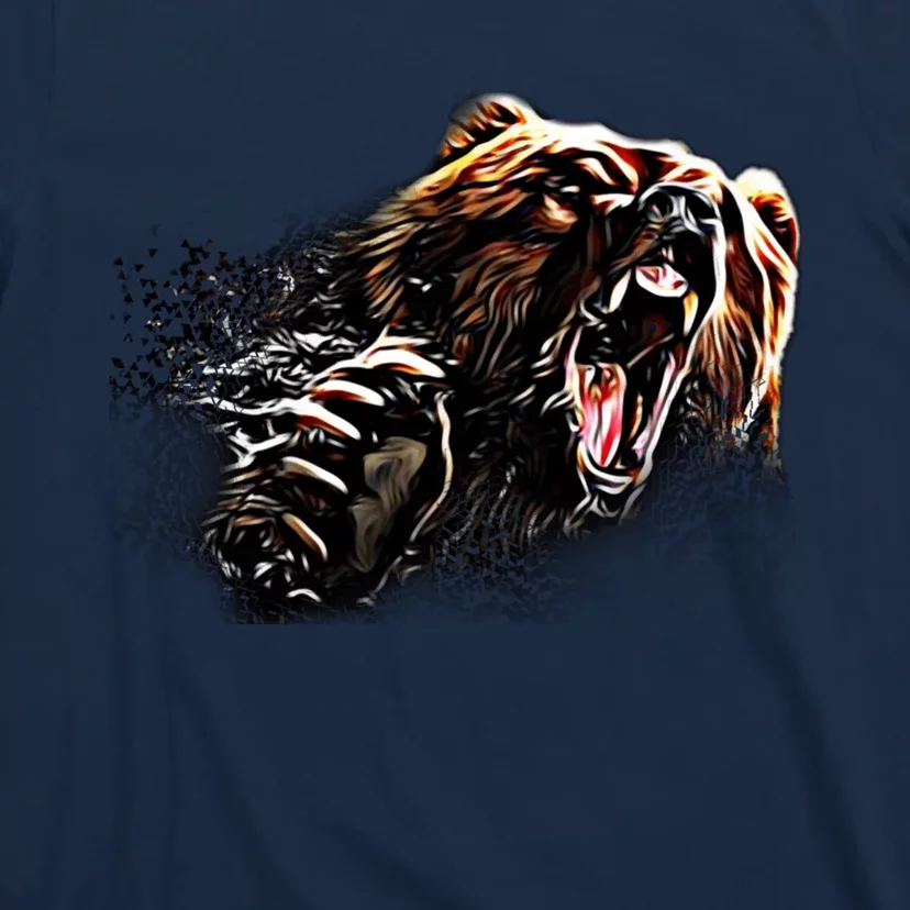 Big Alaska Grizzly Bear Clothing & - Grizzly Bear T-Shirt