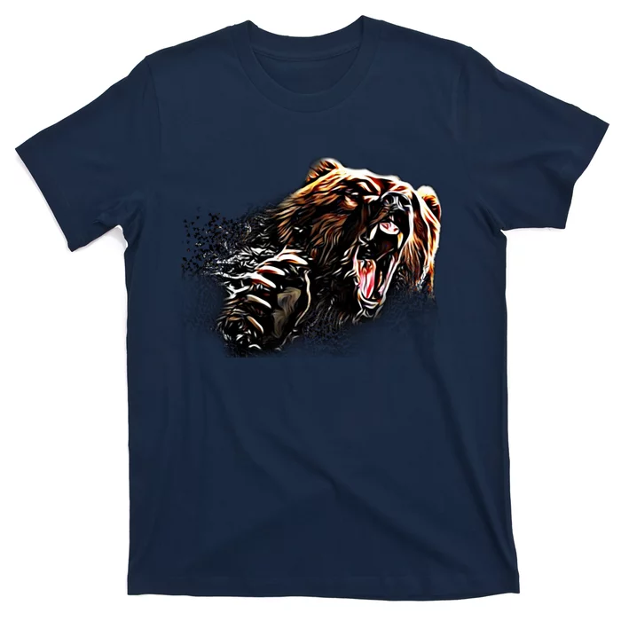 Big Alaska Grizzly Bear Clothing & - Grizzly Bear T-Shirt