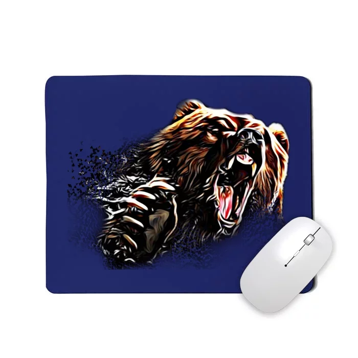 Big Alaska Grizzly Bear Clothing & - Grizzly Bear Mousepad