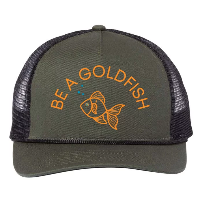 Be A Goldfish Retro Rope Trucker Hat Cap