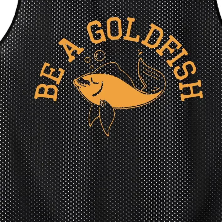 Be A Goldfish Golden Fish Mesh Reversible Basketball Jersey Tank