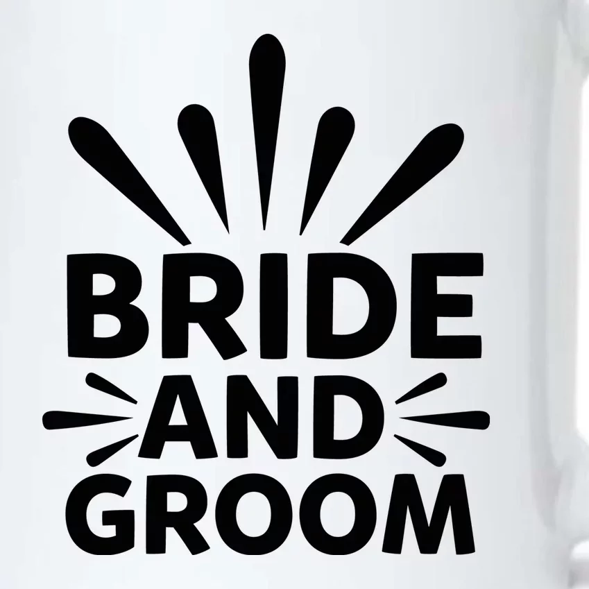 Bride And Groom Black Color Changing Mug