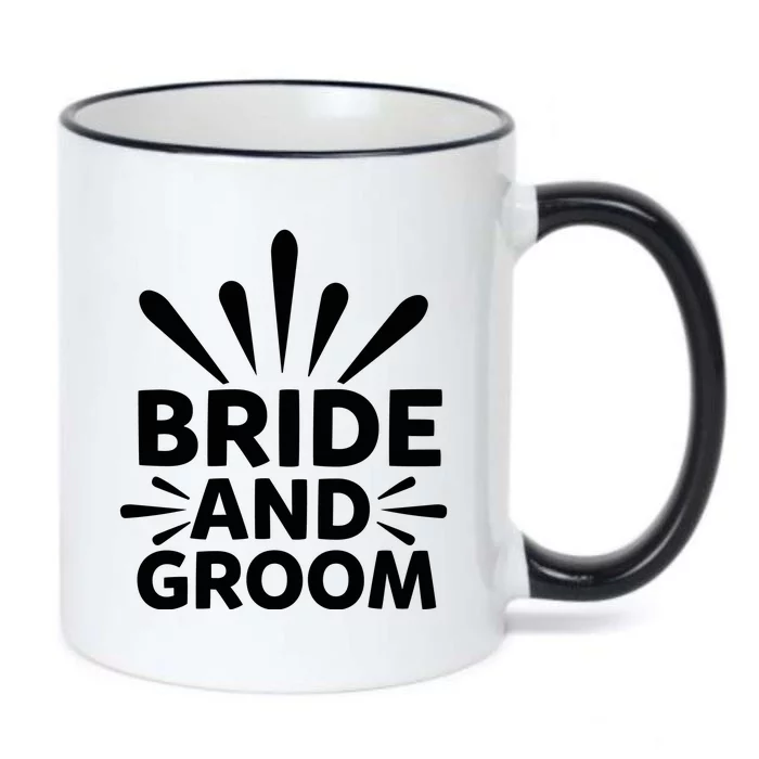 Bride And Groom Black Color Changing Mug