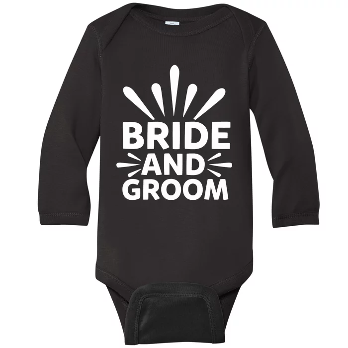 Bride And Groom Baby Long Sleeve Bodysuit