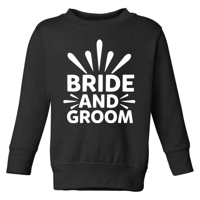 Bride And Groom Toddler Sweatshirt