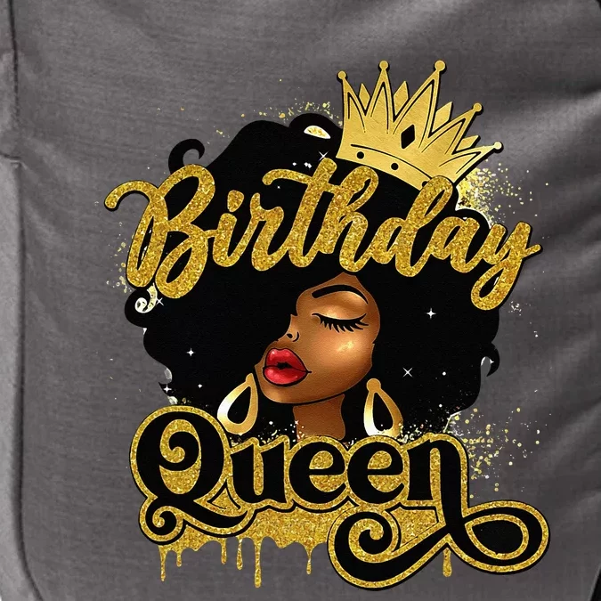 Birthday Afro Girl Melanin Queen African American Impact Tech Backpack