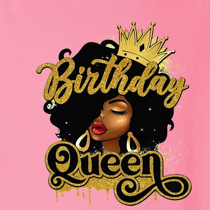 Birthday Afro Girl Melanin Queen African American Toddler Long Sleeve Shirt