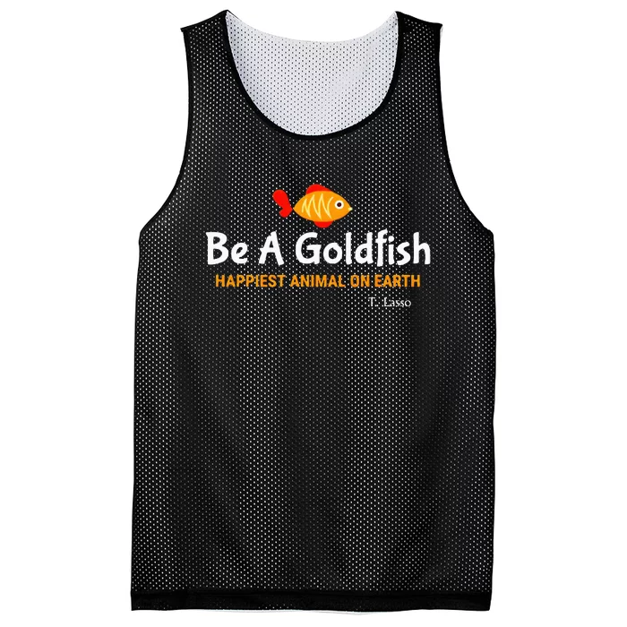 Be A Goldfish Happiest Animal On Earth Mesh Reversible Basketball Jersey Tank