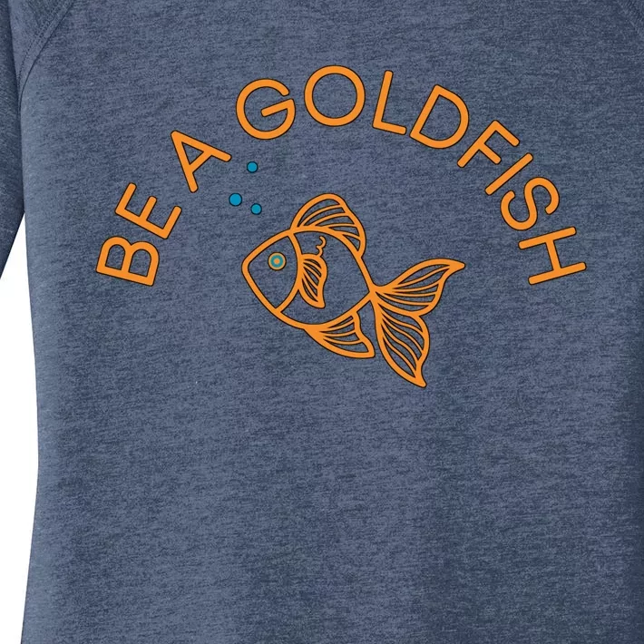 Be A Goldfish Women's Perfect Tri Tunic Long Sleeve Shirt