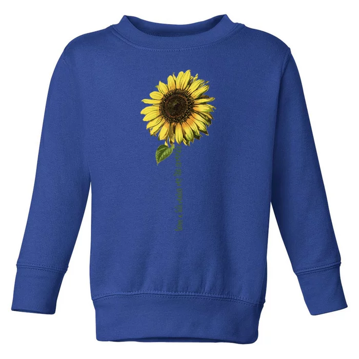 Being A Gigi Makes My Life Complete Cute Gift Sunflower Toddler Sweatshirt