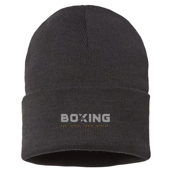 Boxing Apparel Gift For Men Sustainable Knit Beanie