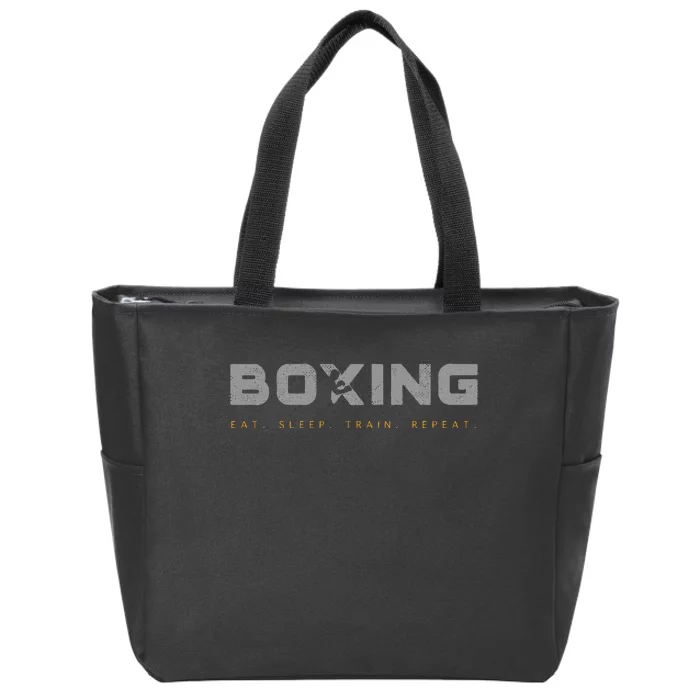 Boxing Apparel Gift For Men Zip Tote Bag