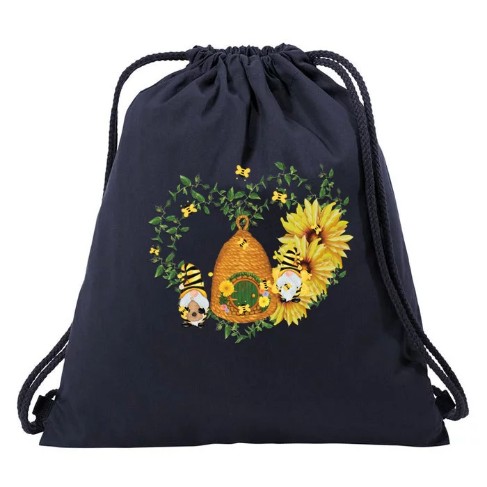 Be A Gnome Busy Bee Keeper Gift Drawstring Bag