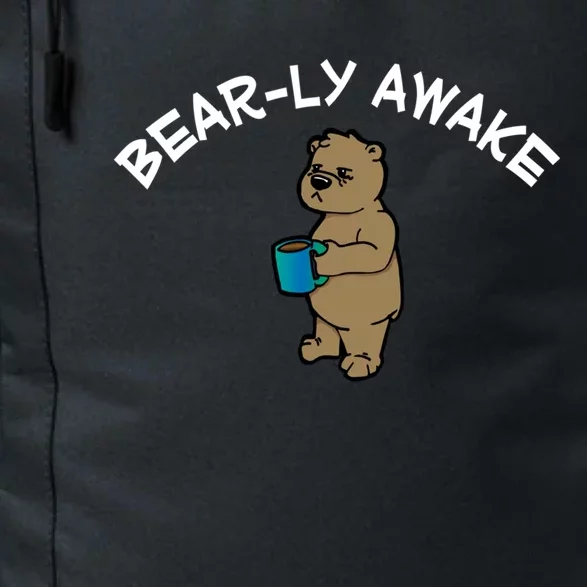 Beargiftly Awake Gift Barely Awake Bear Pun Meaningful Gift Daily Commute Backpack