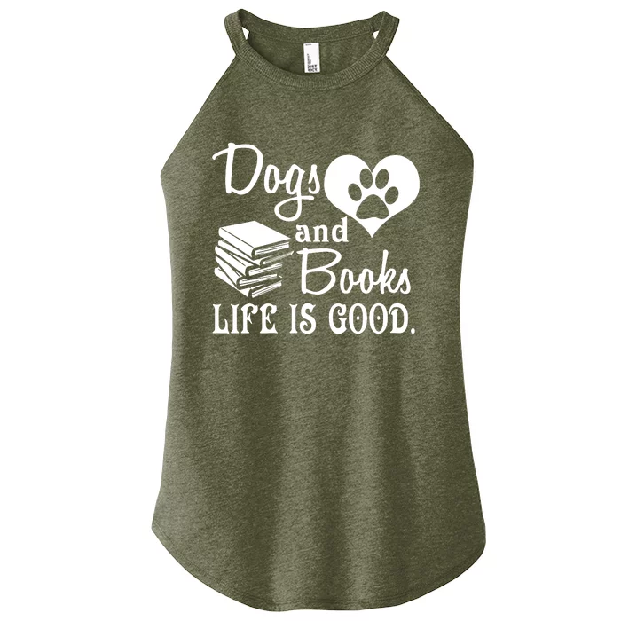 Books Are Good Cute Animal Tee VNeck Women’s Perfect Tri Rocker Tank