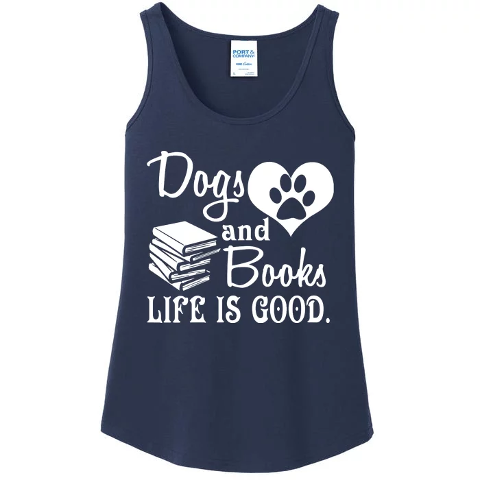 Books Are Good Cute Animal Tee VNeck Ladies Essential Tank