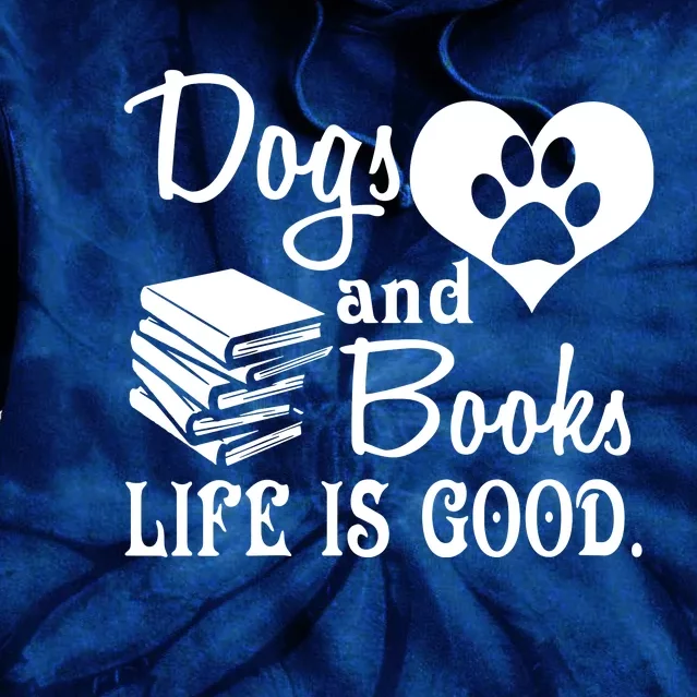 Books Are Good Cute Animal Tee VNeck Tie Dye Hoodie